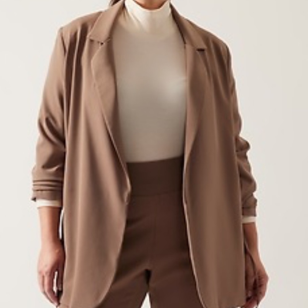 Athleta Endless Prima twill Blazer size 6